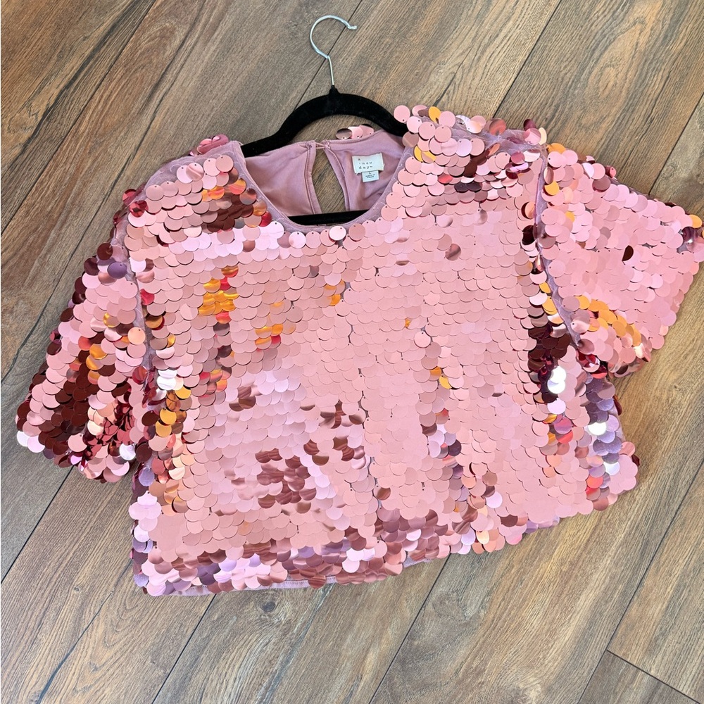 Sequin Top - A New Day - Size L